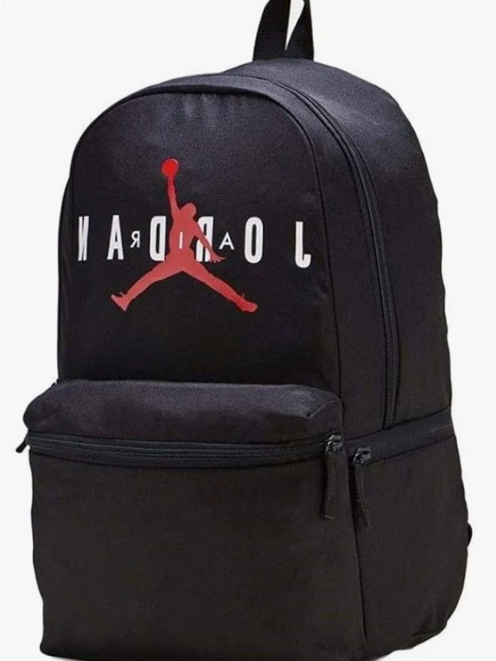 Jordan Black Backpack with Red Jumpman Logo and Pencil Case